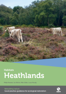 Front cover of Heathlands ecological restoration guidance