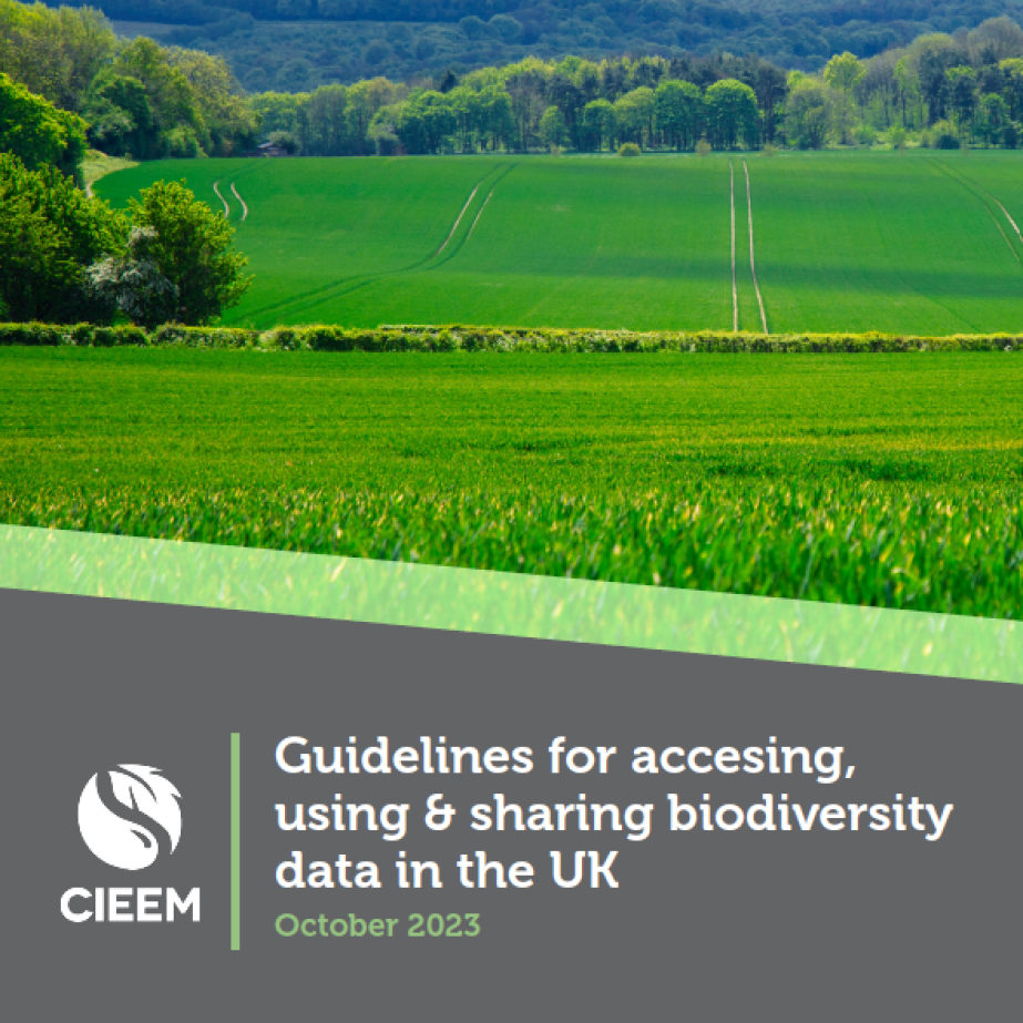 Guidelines for Accessing and Using Biodiversity Data in the UK | CIEEM