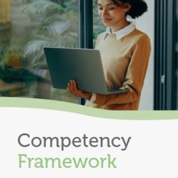 An image of the cover of the competency framework document