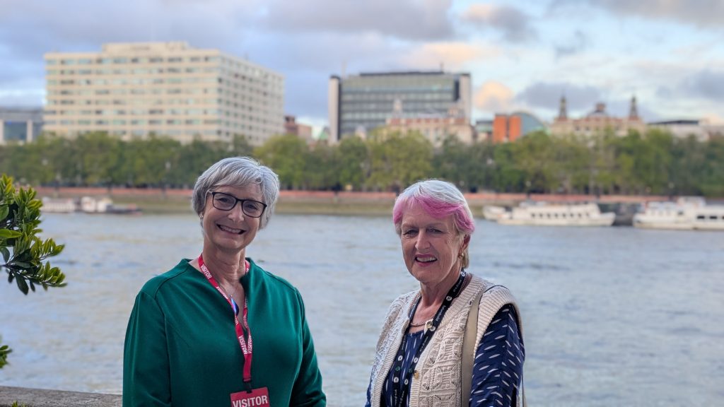 CIEEM President Penny Lewns, and CIEEM Patron and event sponsor Baroness Barbara Young of Old Scone